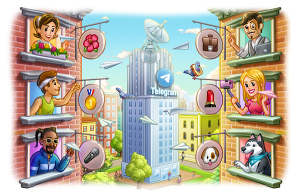 Messages directs pour les canaux, découpage vocal, onglets de sujets et photos HD